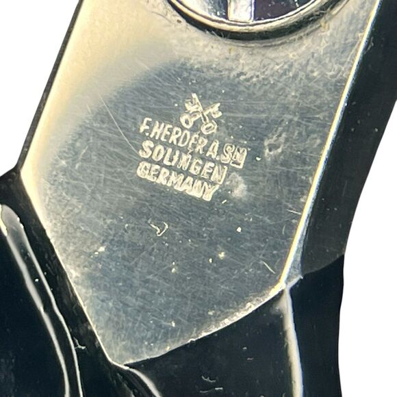 Heavy Solingen 9.5" Pinking Zig Zag Shears Scissors #2138 Made in Germany - Picture 8 of 16